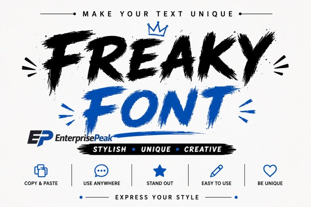 freaky font