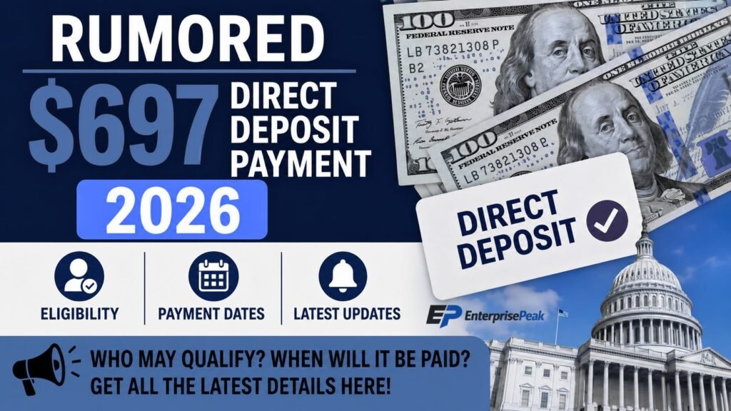 Rumored $697 Direct Deposit Payment rumored $697 direct deposit payment