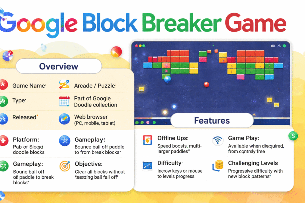 Google Block Breaker