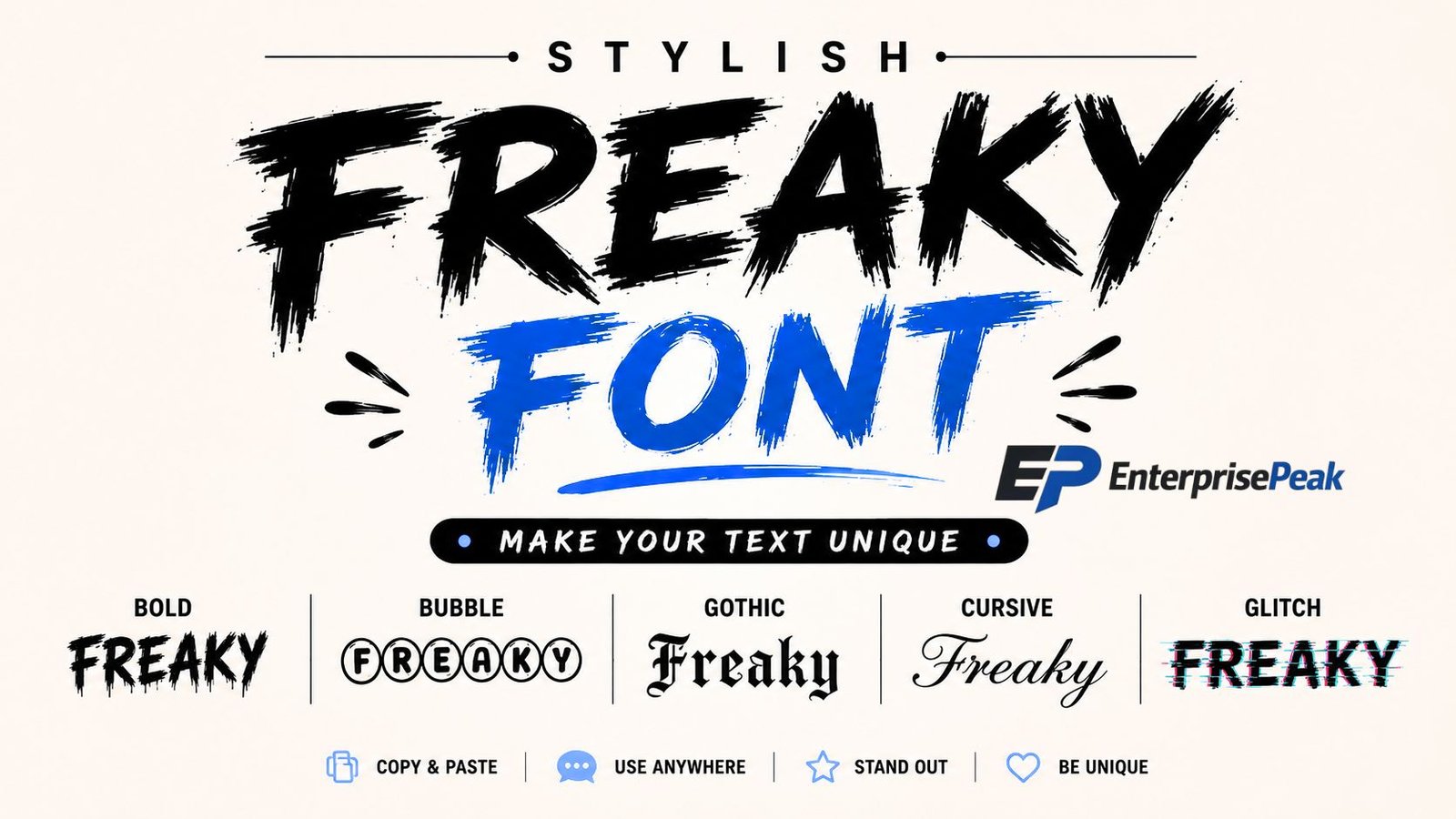 freaky font